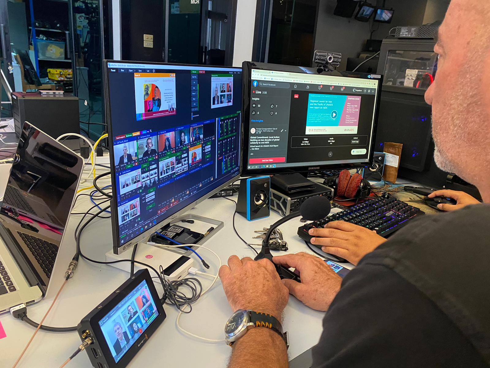 2020_Livestream from AW Studio_3 AsiaWorks post-production editing