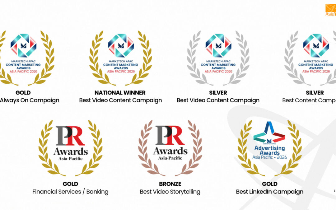 AsiaWorks Mops Up with Mastercard at Asia’s Leading Marketing, Advertising, PR and Communications Awards