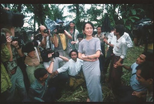 1995 Filming Aung San Su Kyi in Burma