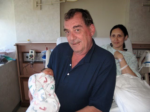 2009 A proud grandfather, with grandson Nico